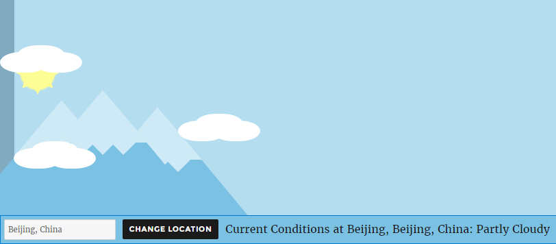 (WordPress) Responsive Weather Background